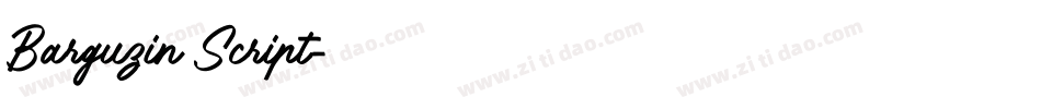 Barguzin Script字体转换